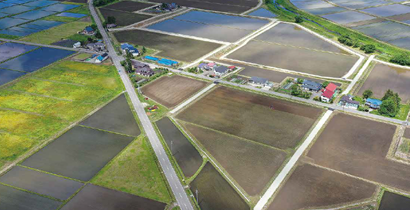 第45回　秋田県優良工事表彰受賞 太田南部地区　農地集積加速化基盤整備工事09903-K21